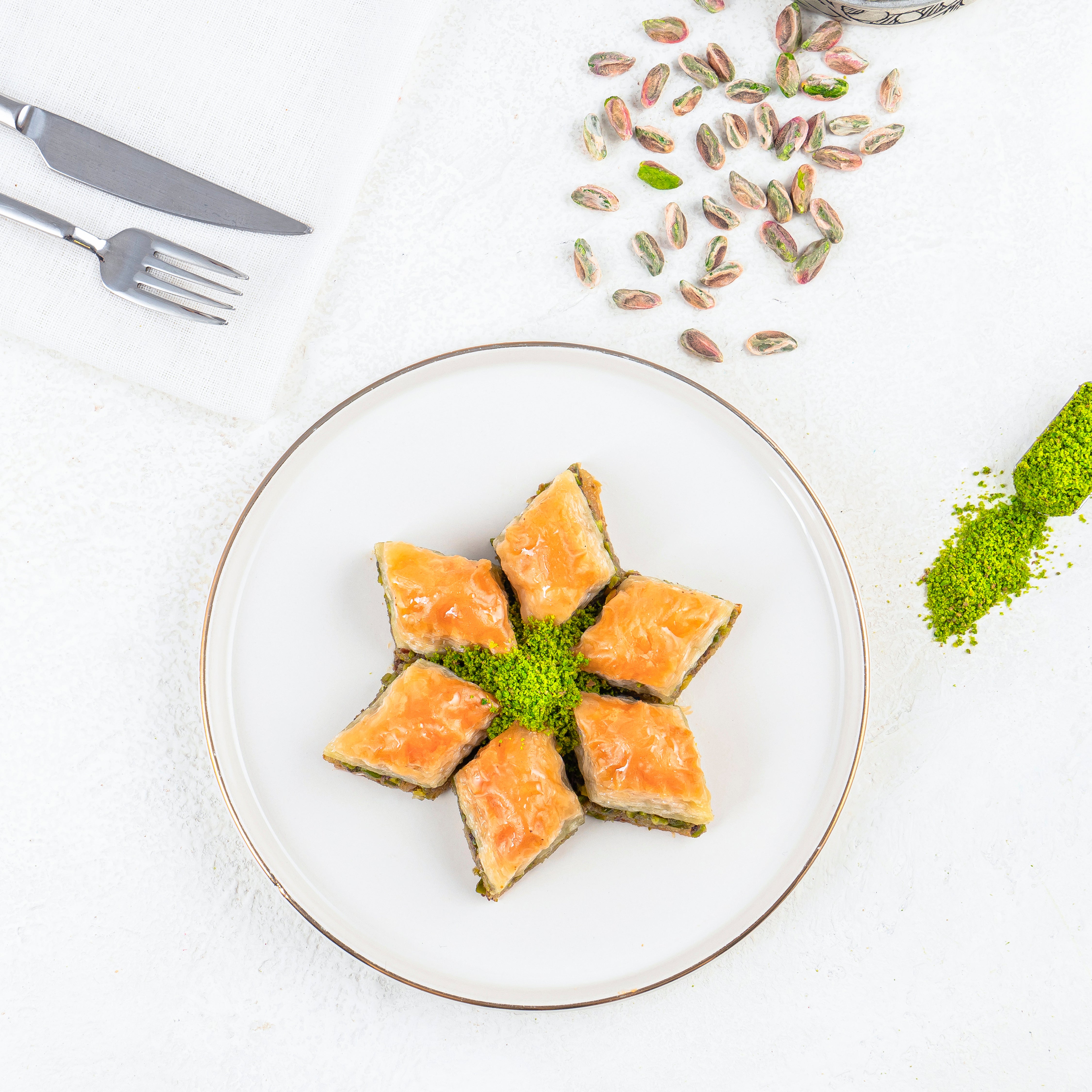 Fıstıklı Baklava |  Antep yöresine özel %100 Doğal